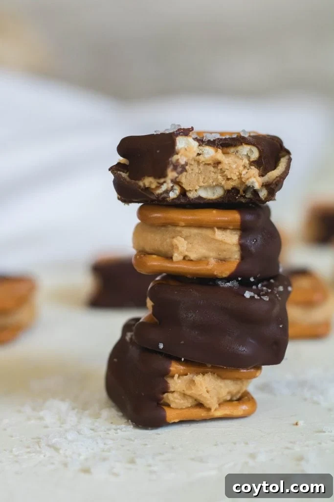 Reese's Heart Peanut Butter Blondies 10 The best peanut butter buckeye pretzel bites for a quick treat