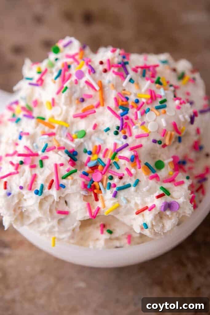 Funfetti dip recipe