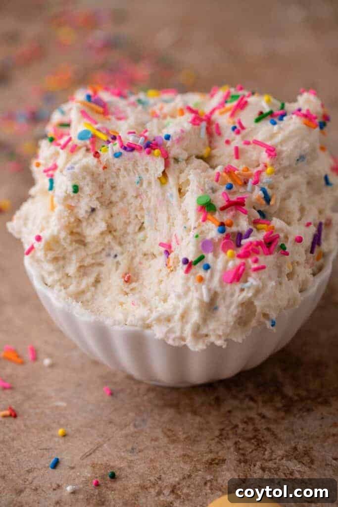 Close up of dip in a bowl