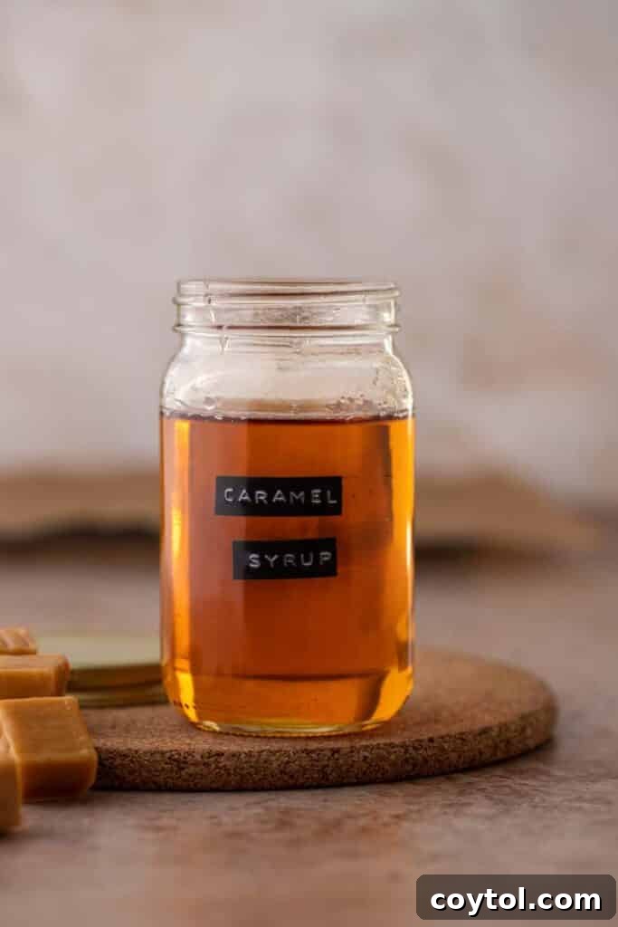 Ultimate Homemade Caramel Coffee Syrup 2 Caramel syrup for coffee recipe