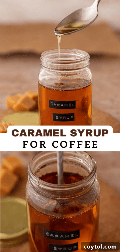 Ultimate Homemade Caramel Coffee Syrup 13 Caramel syrup for coffee