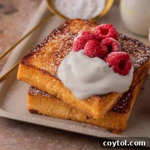 Cinnamon sugar toast stack