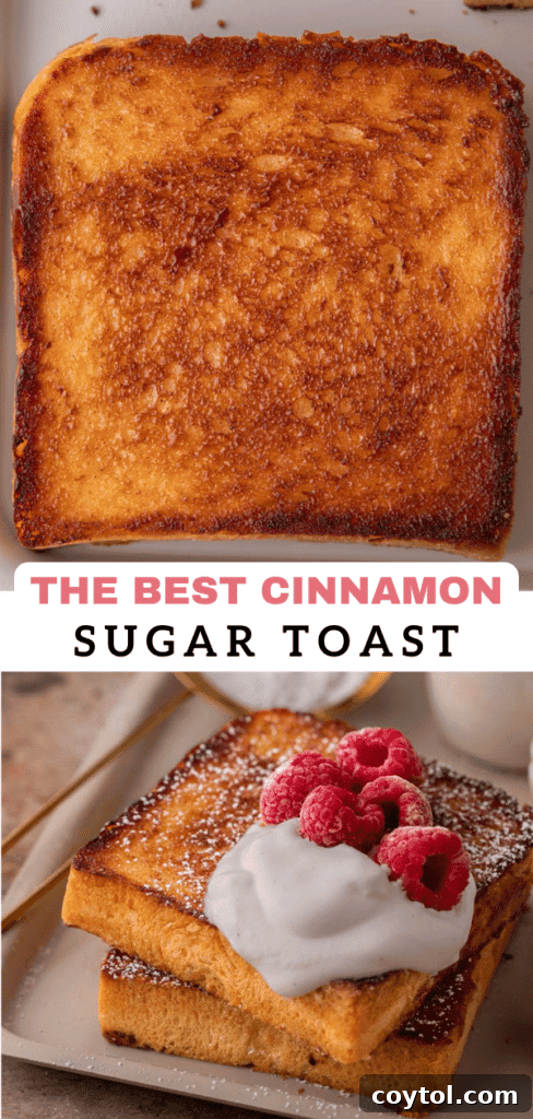 Cinnamon sugar toast 