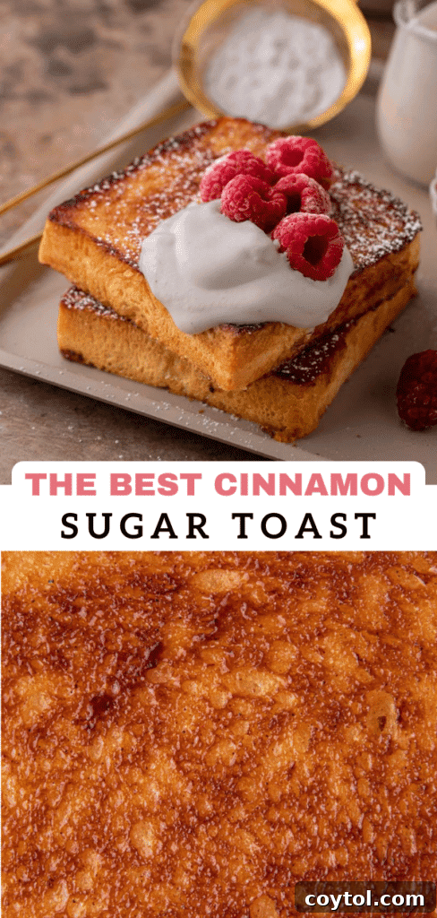 Cinnamon sugar toast 