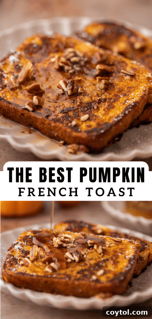Effortless Pumpkin French Toast Delight 14 Pumpkin French Toast recipes - a vibrant image of the breakfast ready to be served, with a focus on fresh ingredients.