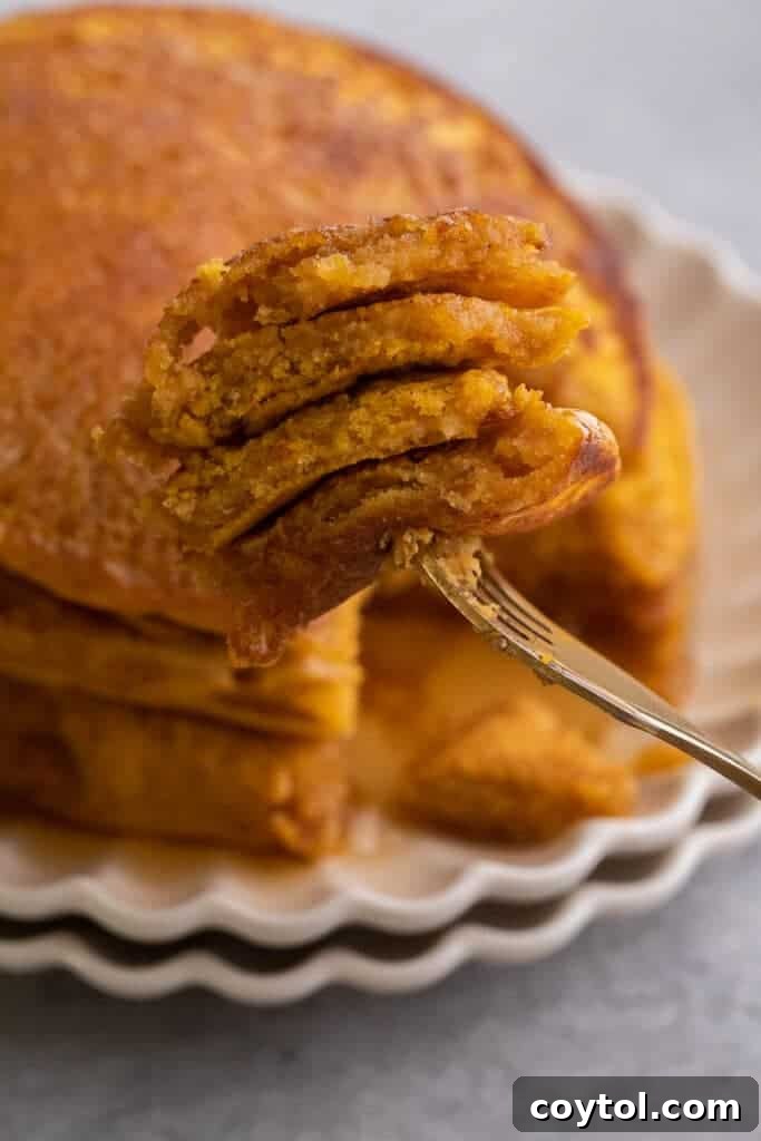 Stack of fluffy, golden-brown cooked pancakes ready to be frozen or eaten.