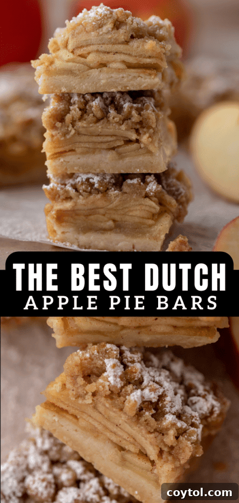 dutch apple pie bar