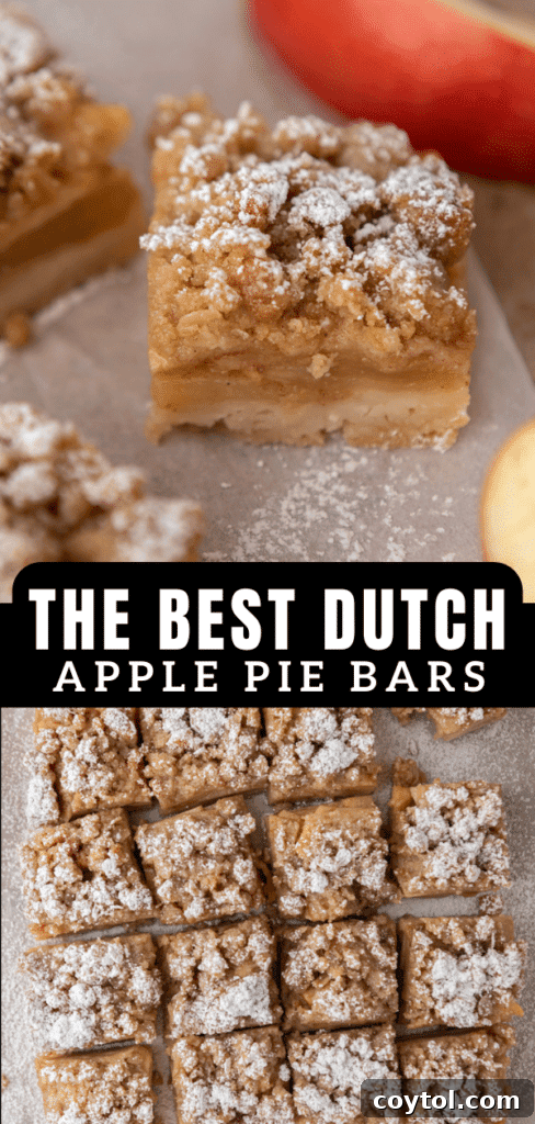 dutch apple pie bar