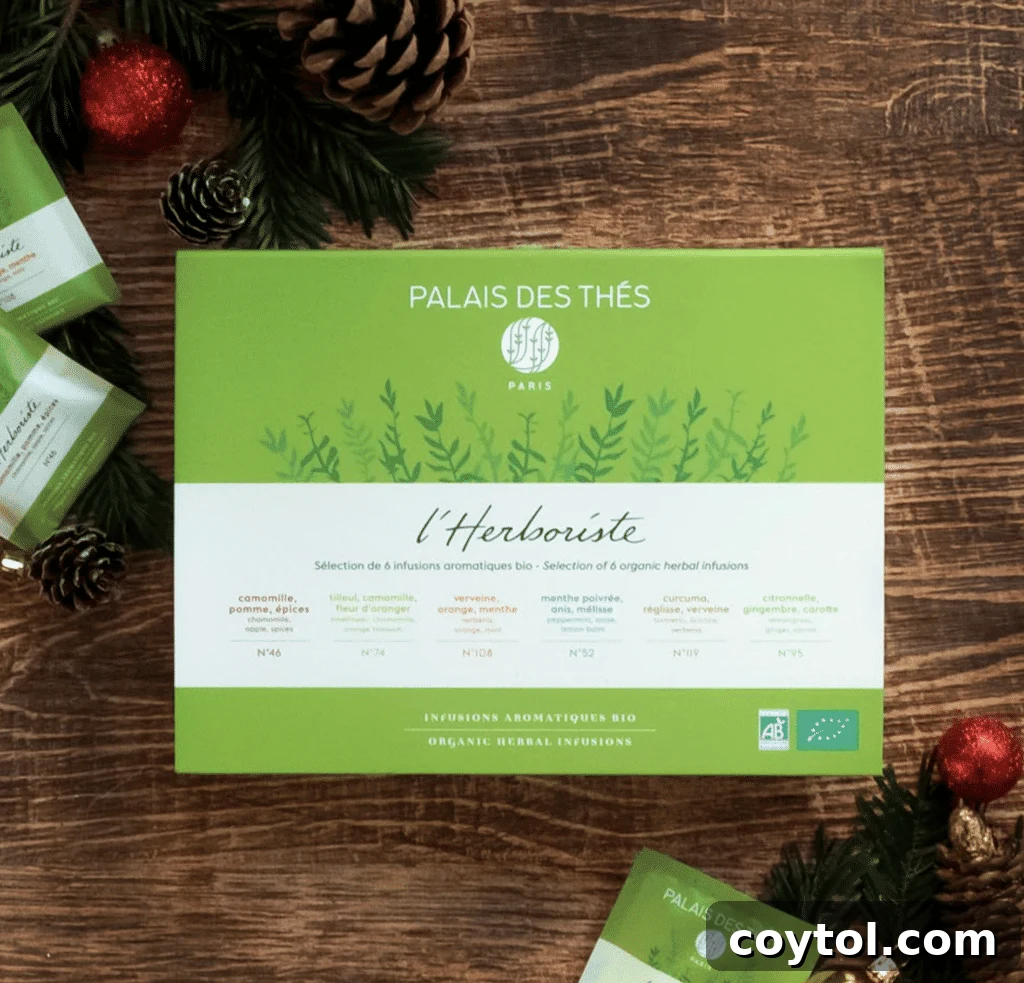 Brewing Joy: Gifts for Every Tea Lover 19 Palais Des Thés luxury tea assortment box.