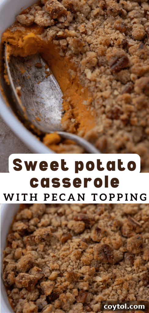 Sweet Potato with Pecan topping