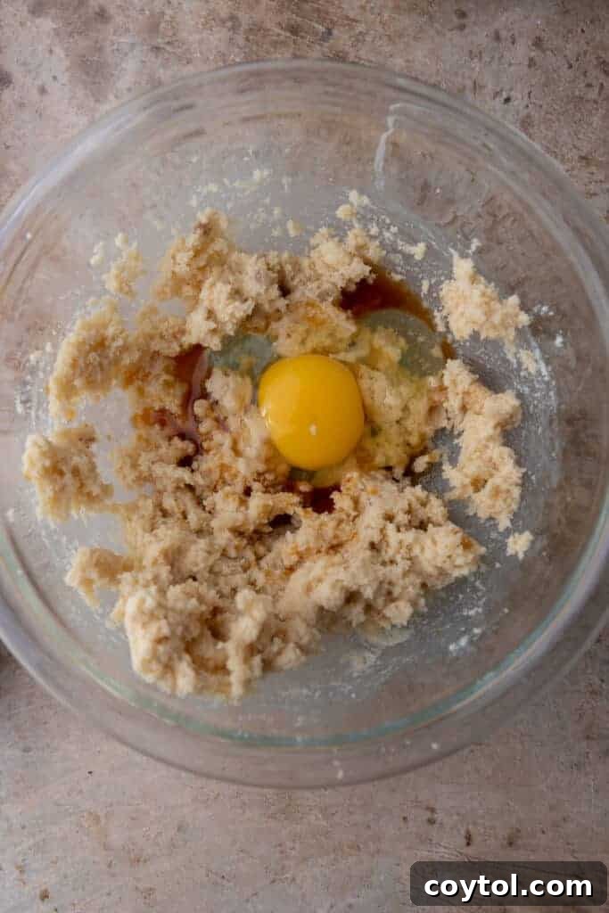 unmixed ingredients placed into a bowl
