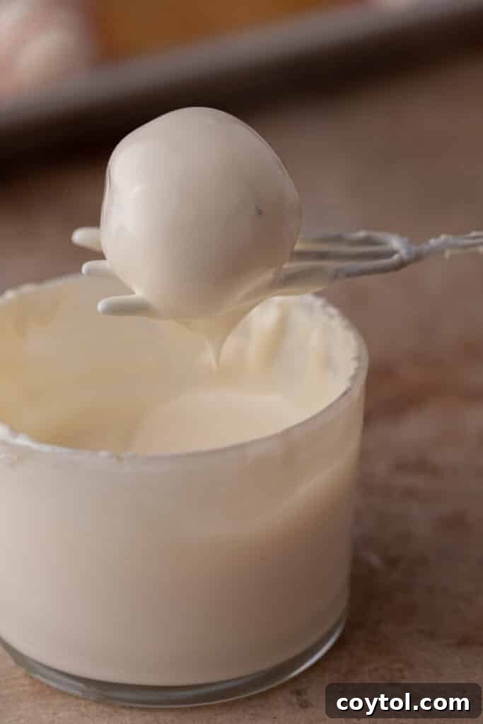 Whip Up Little Debbie Christmas Tree Cake Truffles No Baking Required 8 cake ball dipped in white chocolate
