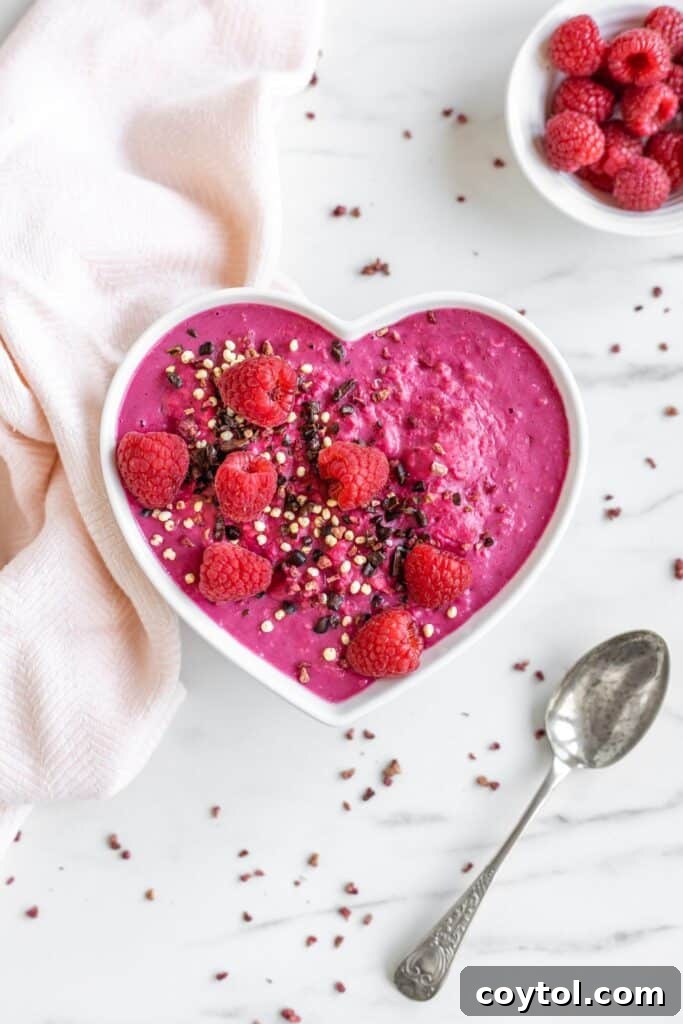 Pink oatmeal