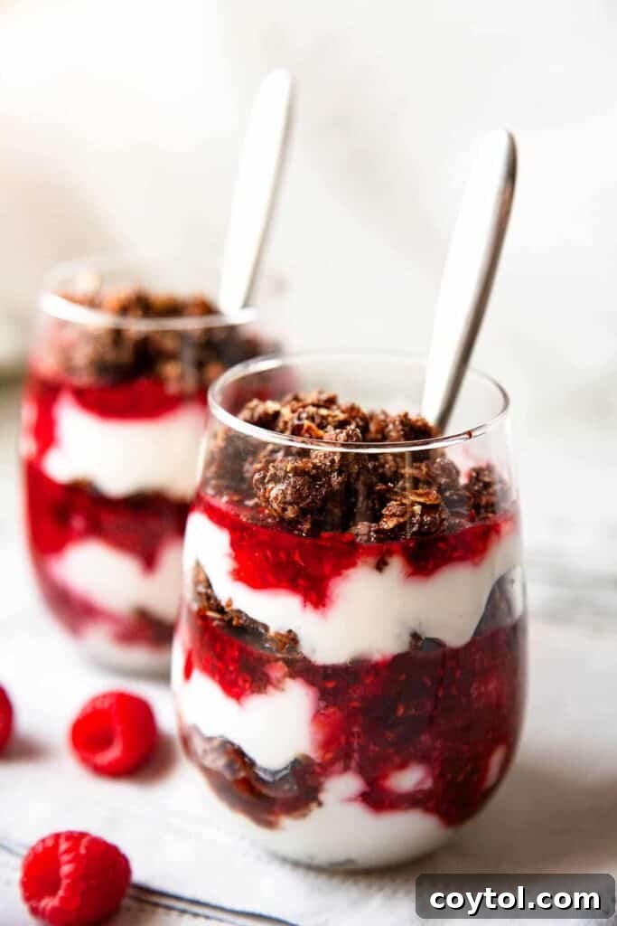 Raspberry Parfait