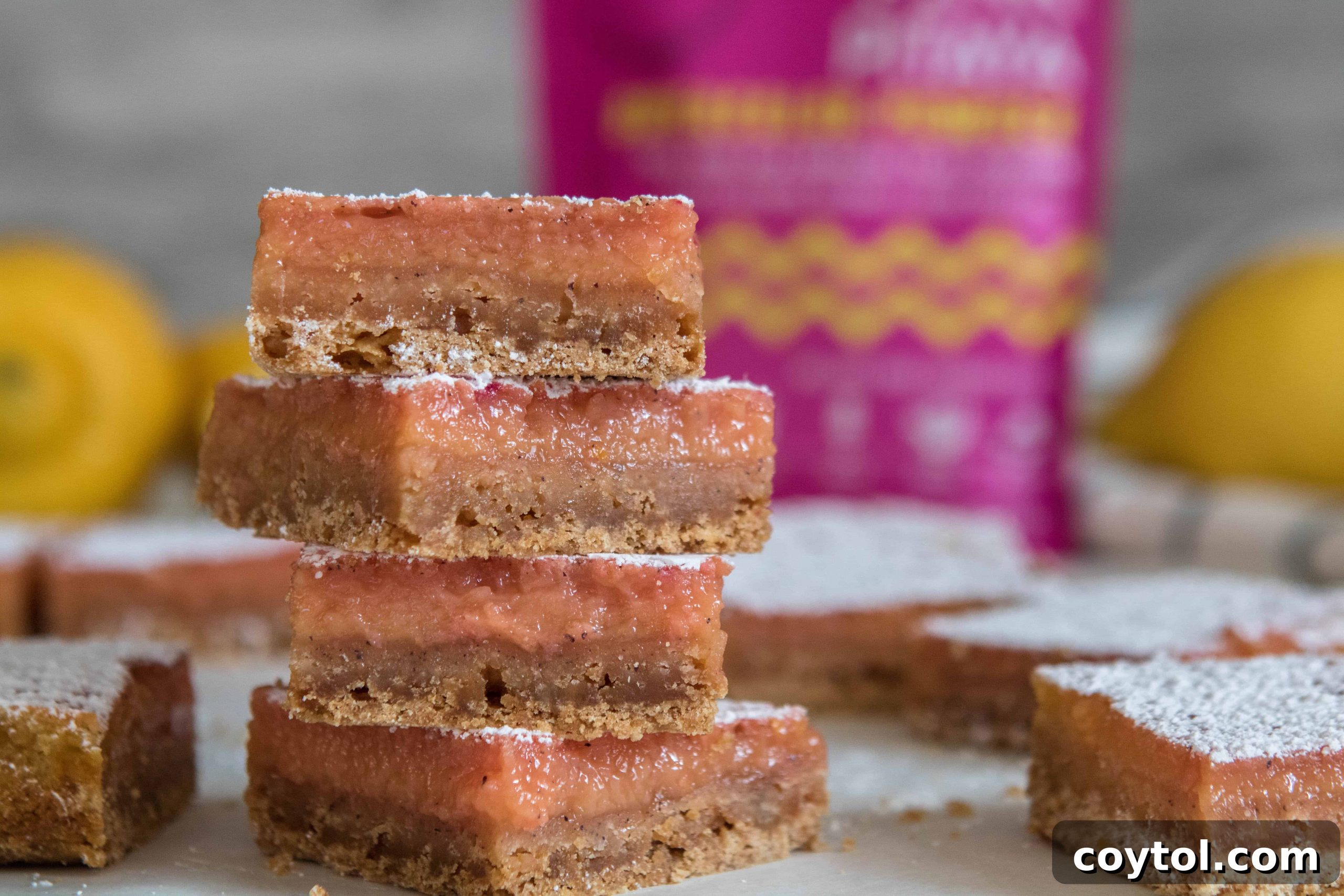 The best pink lemon bars