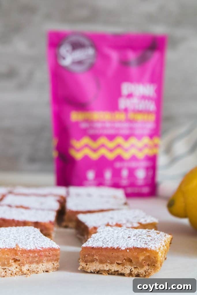 The best pink lemon bars