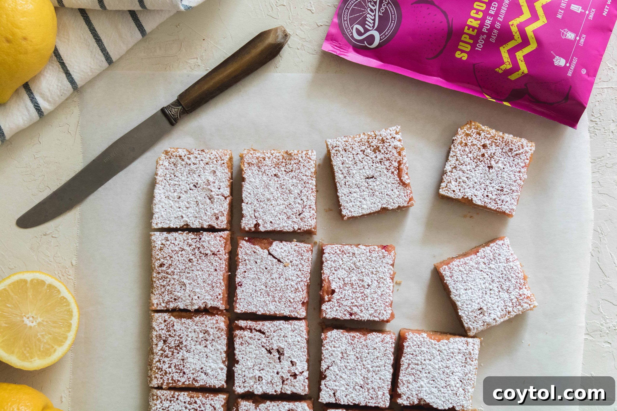 How to store lemon bars