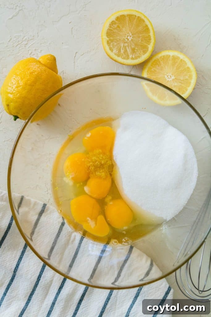 lemon bars filling ingredients