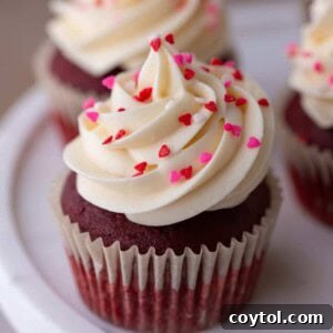 Small Batch Red Velvet Cupcakes