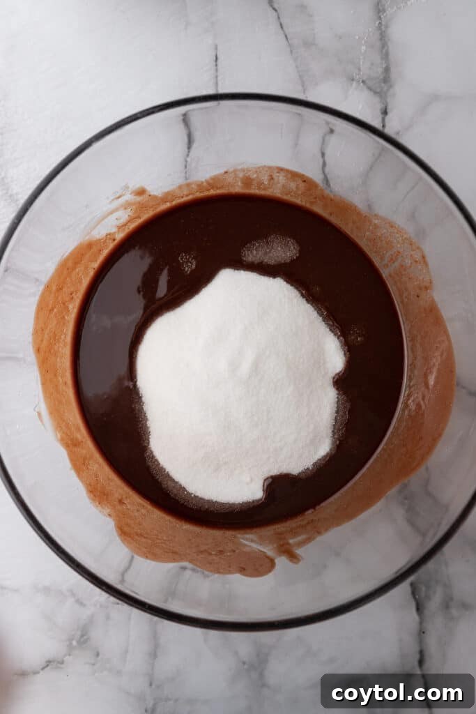 unmixed ingredients in a bowl