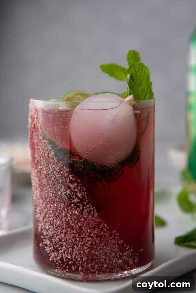 a finished non-alcoholic drink 