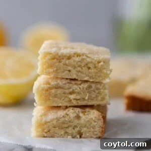 Lemon Sugar Cookie Bars