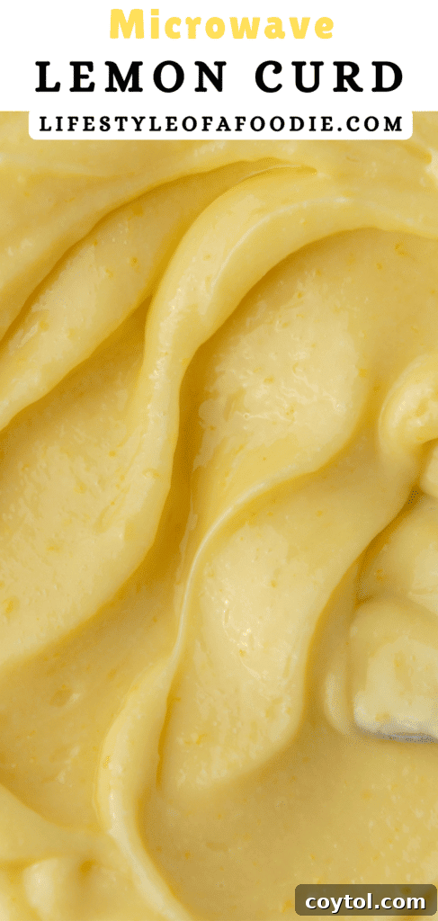 Microwave Lemon Curd: Zesty Perfection in Minutes 17 Another Pinterest pin highlighting the ease and deliciousness of microwave lemon curd.
