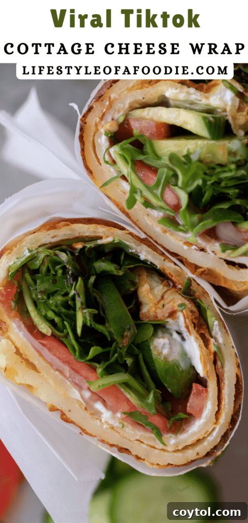 The Viral High-Protein Cottage Cheese Wrap Everyone's Raving About 16 Viral Tiktok Cottage Cheese Wrap Recipe
