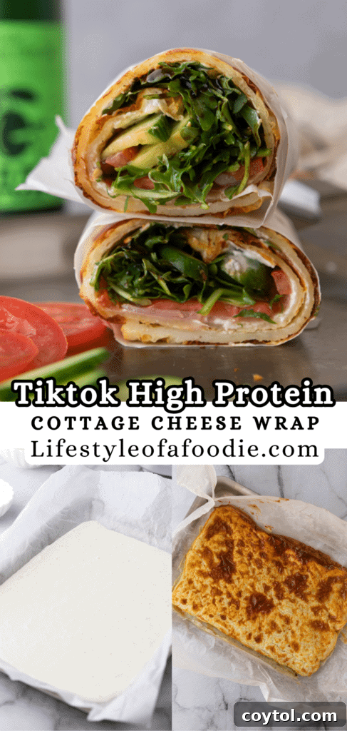 The Viral High-Protein Cottage Cheese Wrap Everyone's Raving About 17 Viral Tiktok Cottage Cheese Wrap Recipe