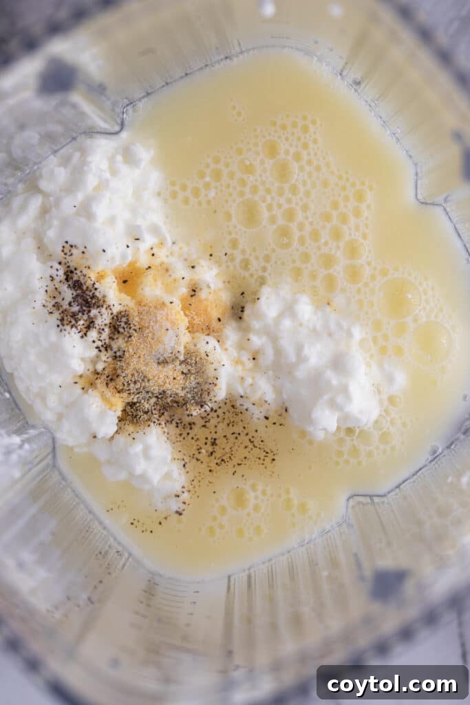 The Viral High-Protein Cottage Cheese Wrap Everyone's Raving About 5 Wet ingredients in a blender