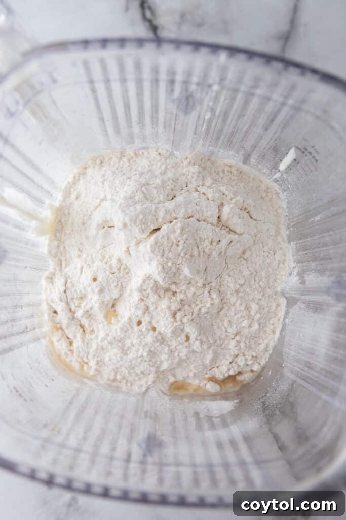 A closer look at unblended ingredients in a blender