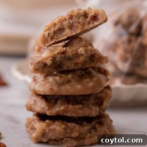 Stack of New Orleans pralines
