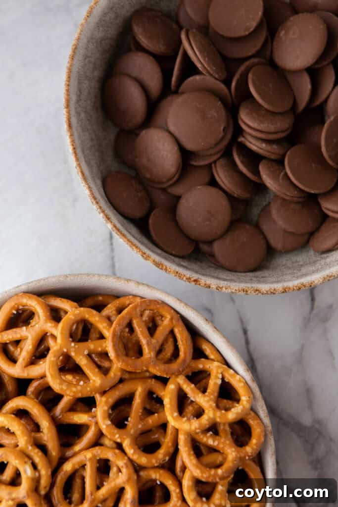 Irresistible Chocolate Pretzel Perfection 3 Chocolate covered pretzels recipe ingredients