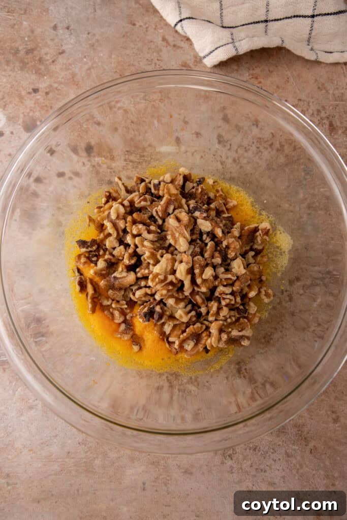 mixed ingredients in a bowl