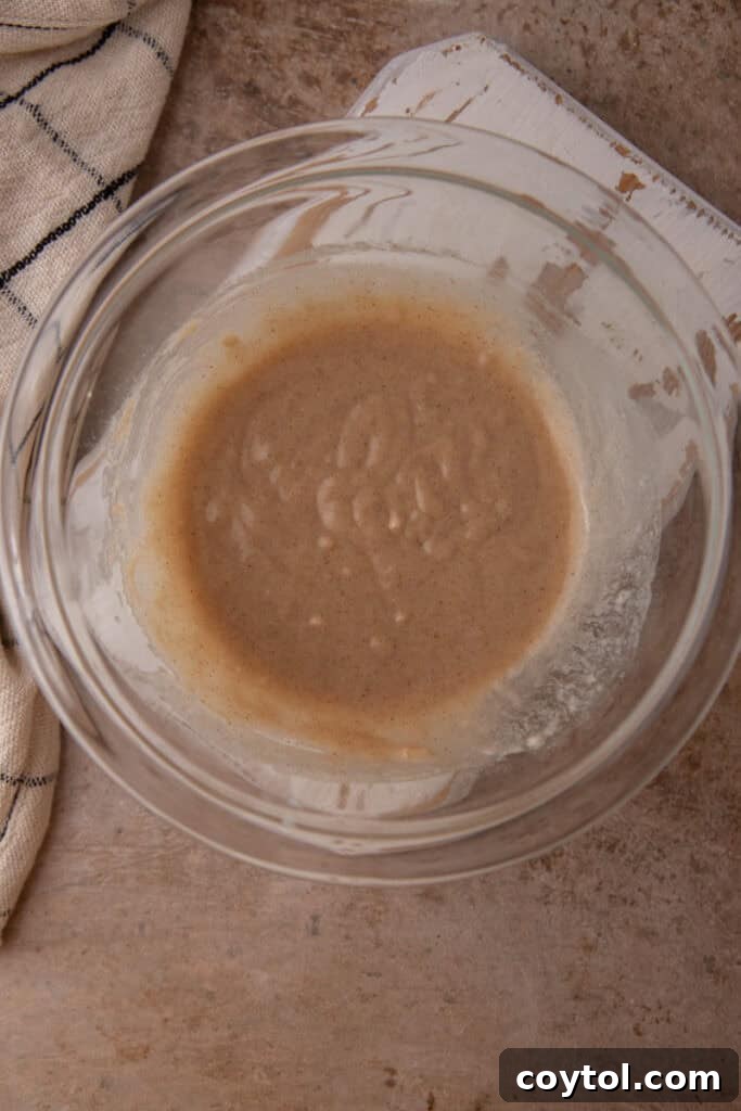 mixed ingredients in a bowl