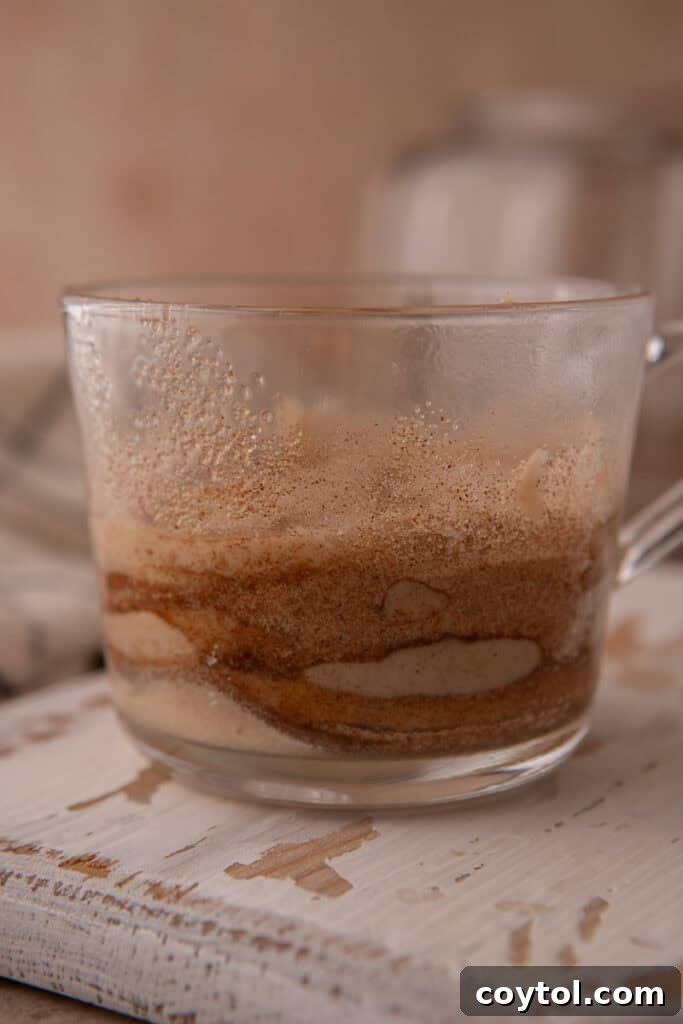 batter in a cup