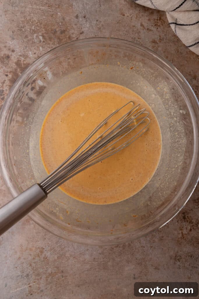 mixed ingredients in a bowl
