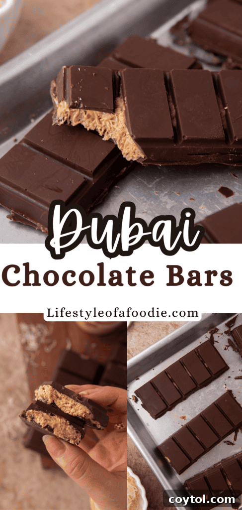 Dubai's Ultimate Pistachio Chocolate Bar 18 Dubai pistachio chocolate bar recipe Pinterest pin