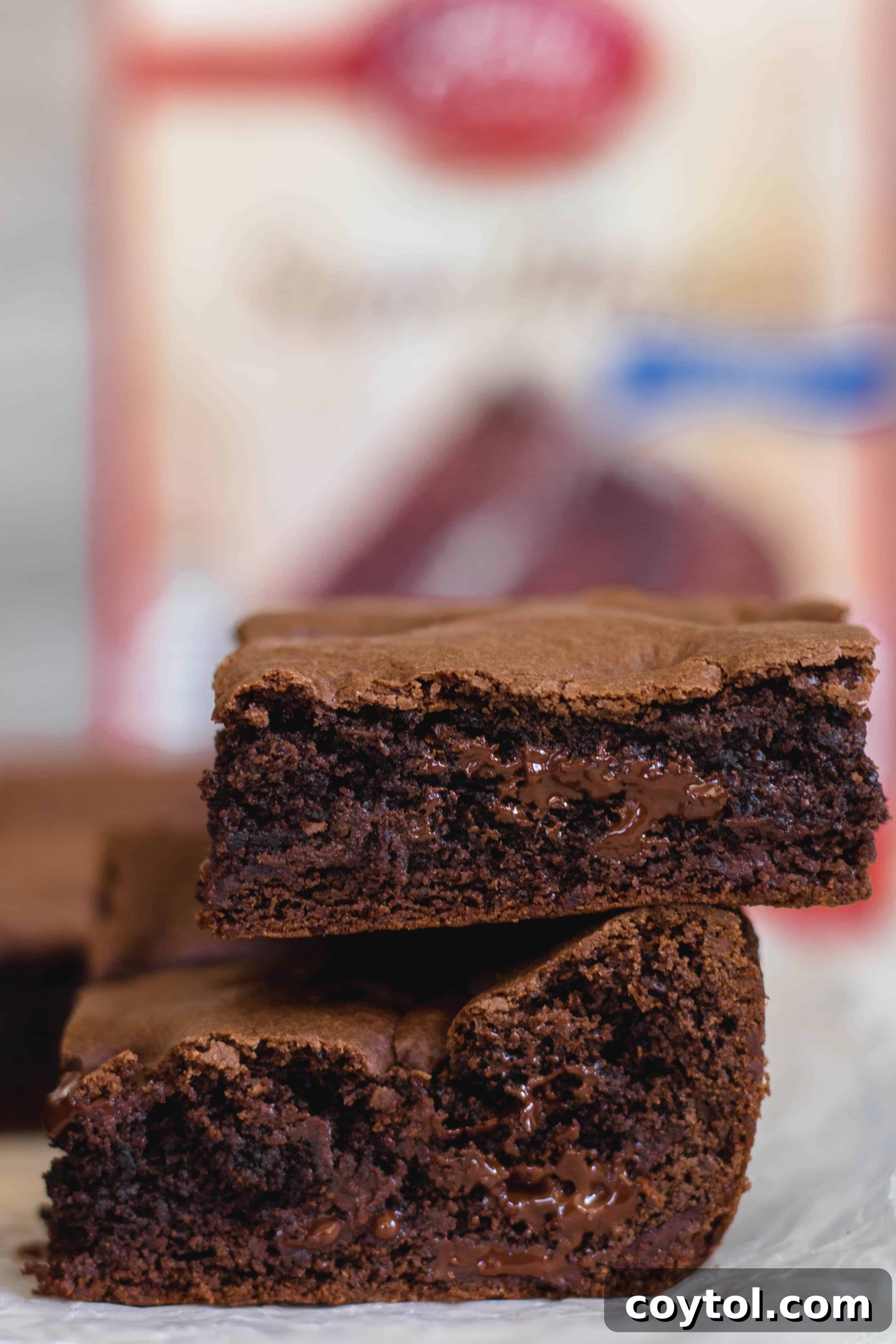 Sweet Escapes: 20 Recipes to Bake Away Stress 8 Chocolate cake mix brownies with chocolate centers