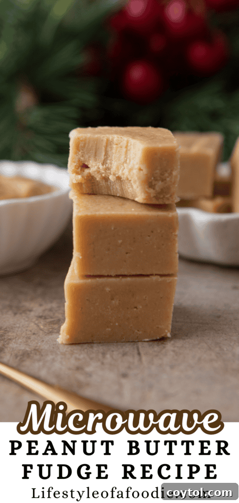 Instant Microwave Peanut Butter Fudge 15 Another Pinterest pin suggestion for microwave peanut butter fudge recipe, showcasing its simplicity.
