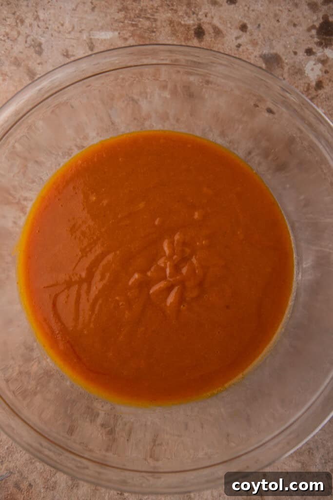 mixed ingredients in a bowl
