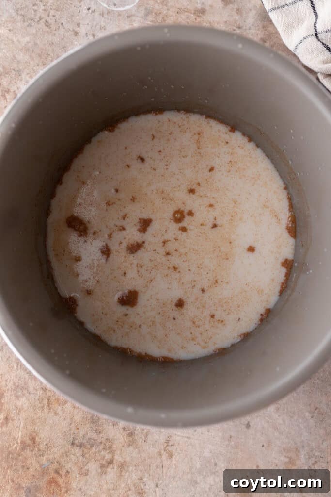 Perfectly Creamy Instant Pot Steel-Cut Oats 5 uncooked ingredients in pressure cooker