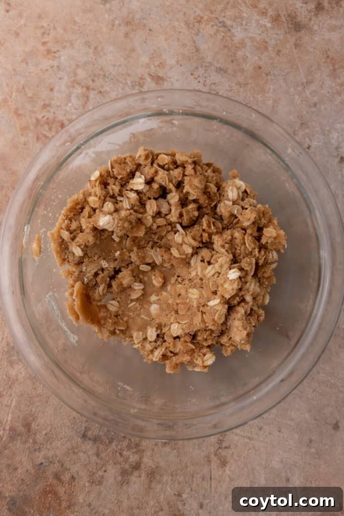 mixed ingredients in a bowl