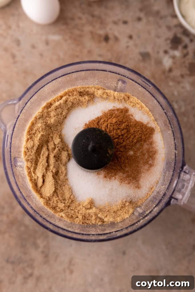unmixed ingredients in a bowl