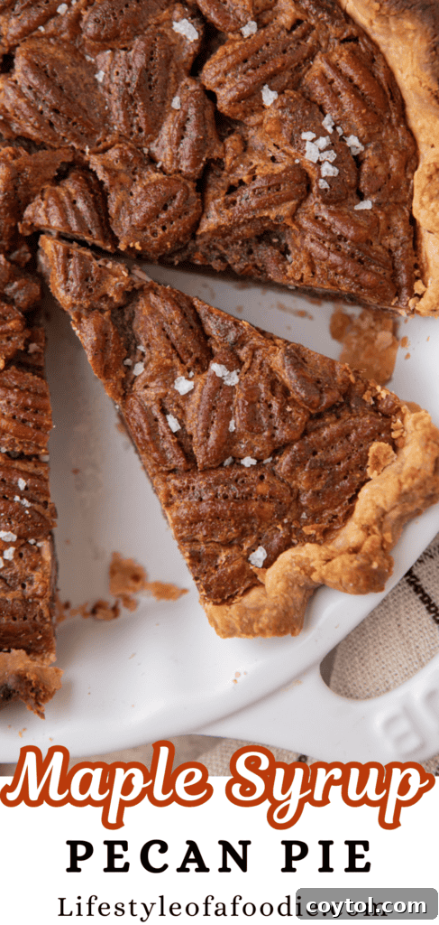 maple pecan pie recipe pinterest pin