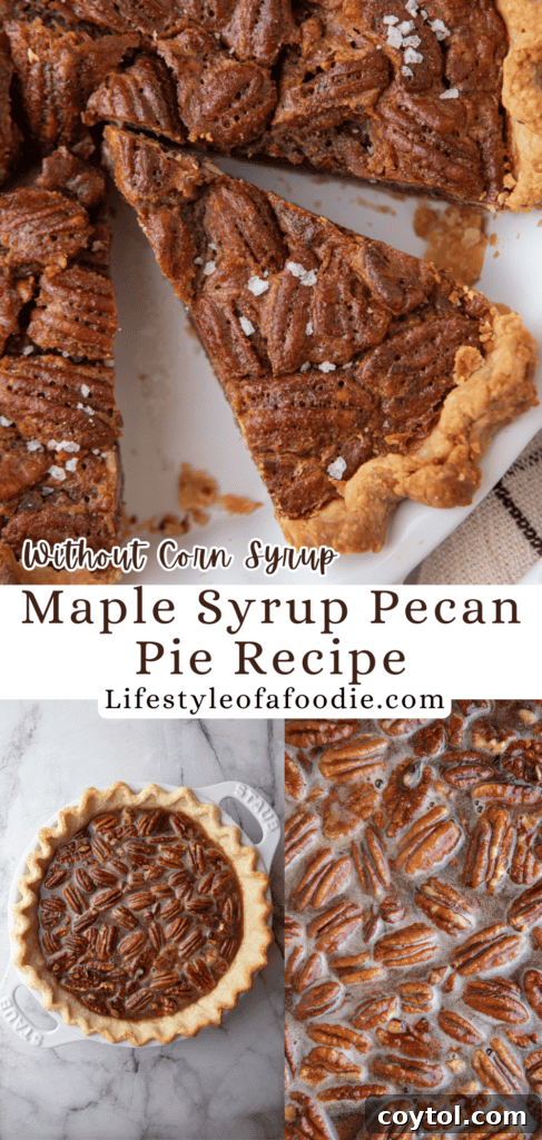 maple pecan pie recipe pinterest pin