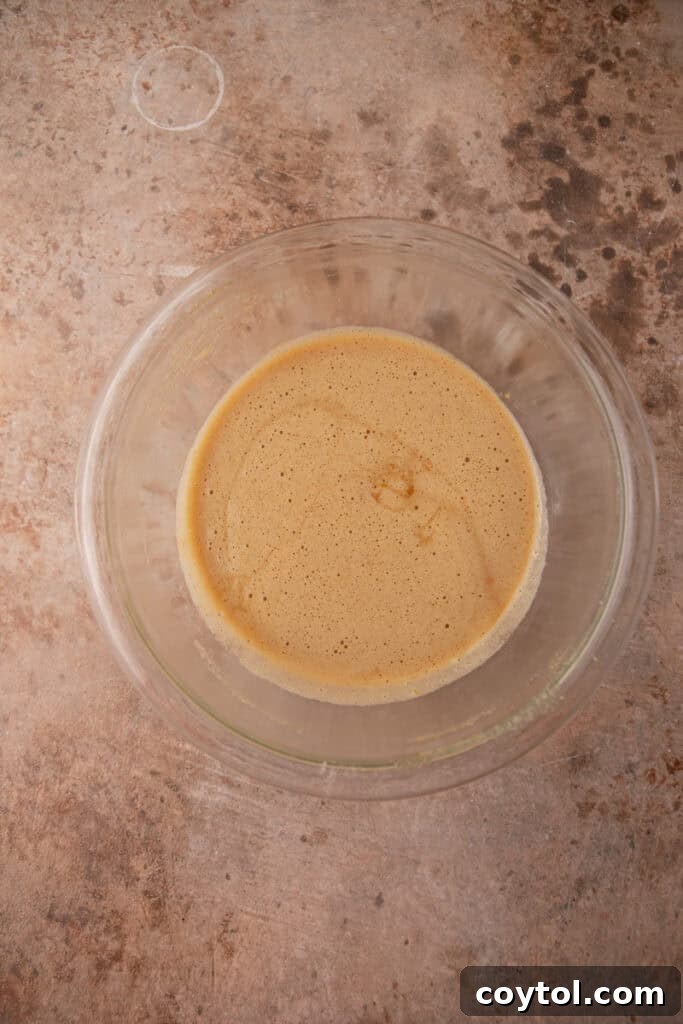 mixed ingredients in a bowl