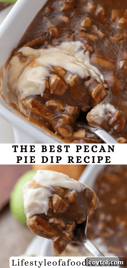 Easy homemade Pecan Pie Dip, perfect for sharing.