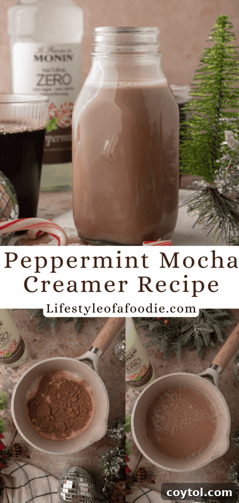Homemade Peppermint Mocha Creamer: Your Cozy Coffee Upgrade 11 peppermint mocha creamer