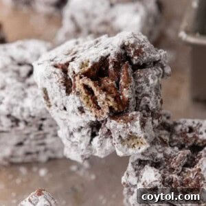 muddy buddy bars recipe stacked on top of each other